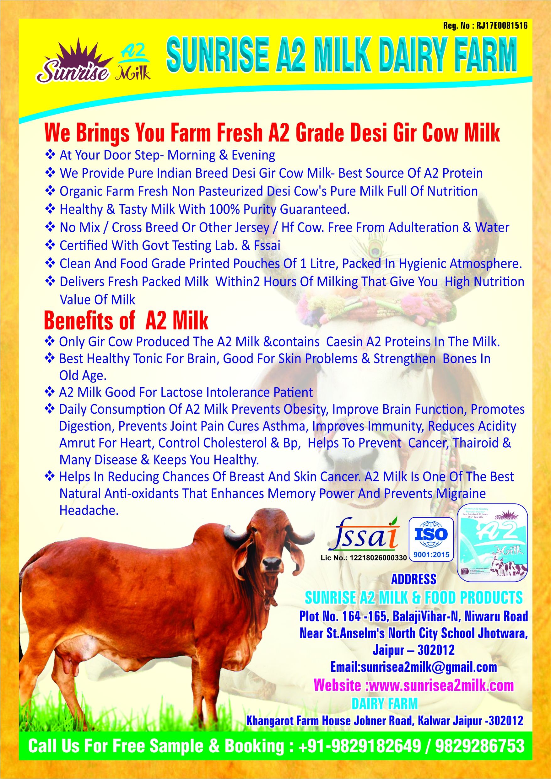 A2 Gir Cow Milk